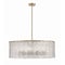 Z-Lite Glacier Chandelier, 12-Light, 32.5 In.W x 12 In.H, Modern Gold/Clear 1943P32-MGLD - alternate 1